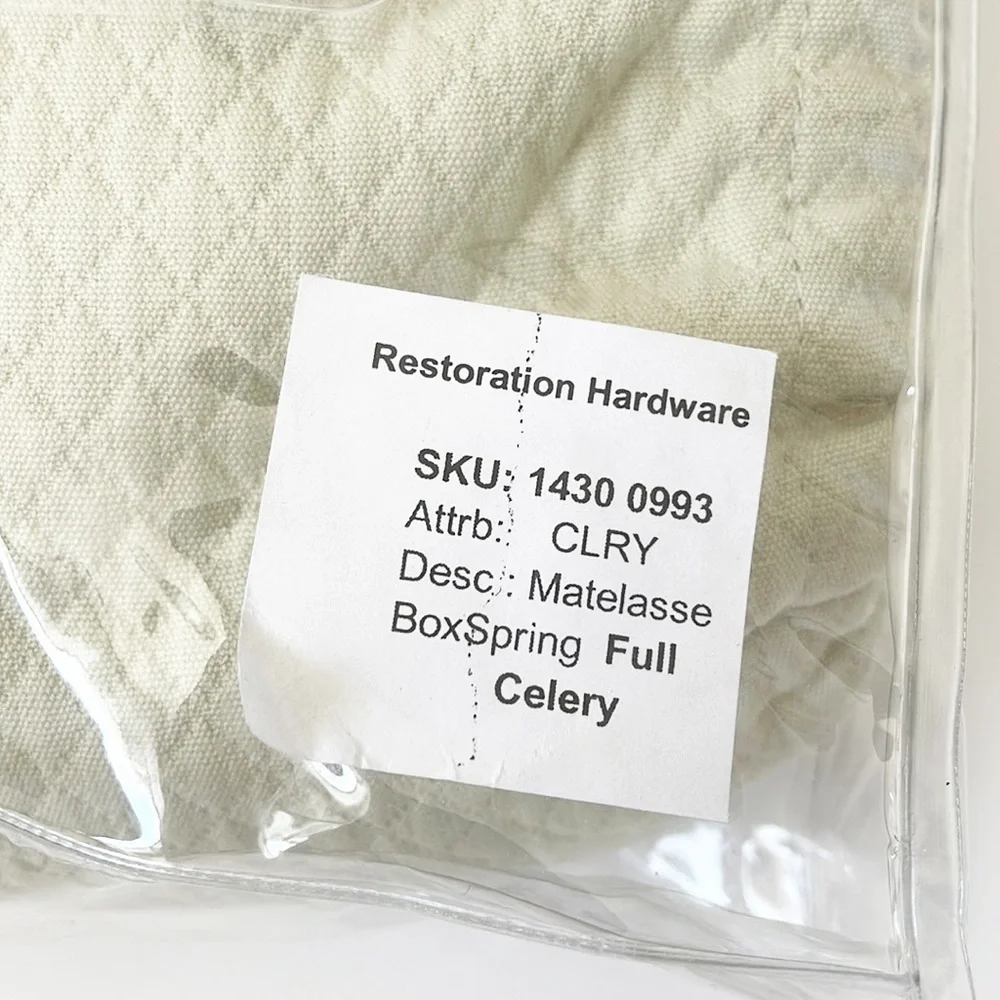 Restoration Hardware Box Spring Full Size New